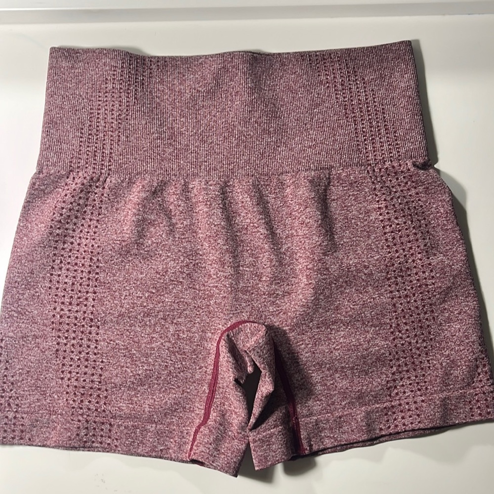 Purple SHEIN biker shorts